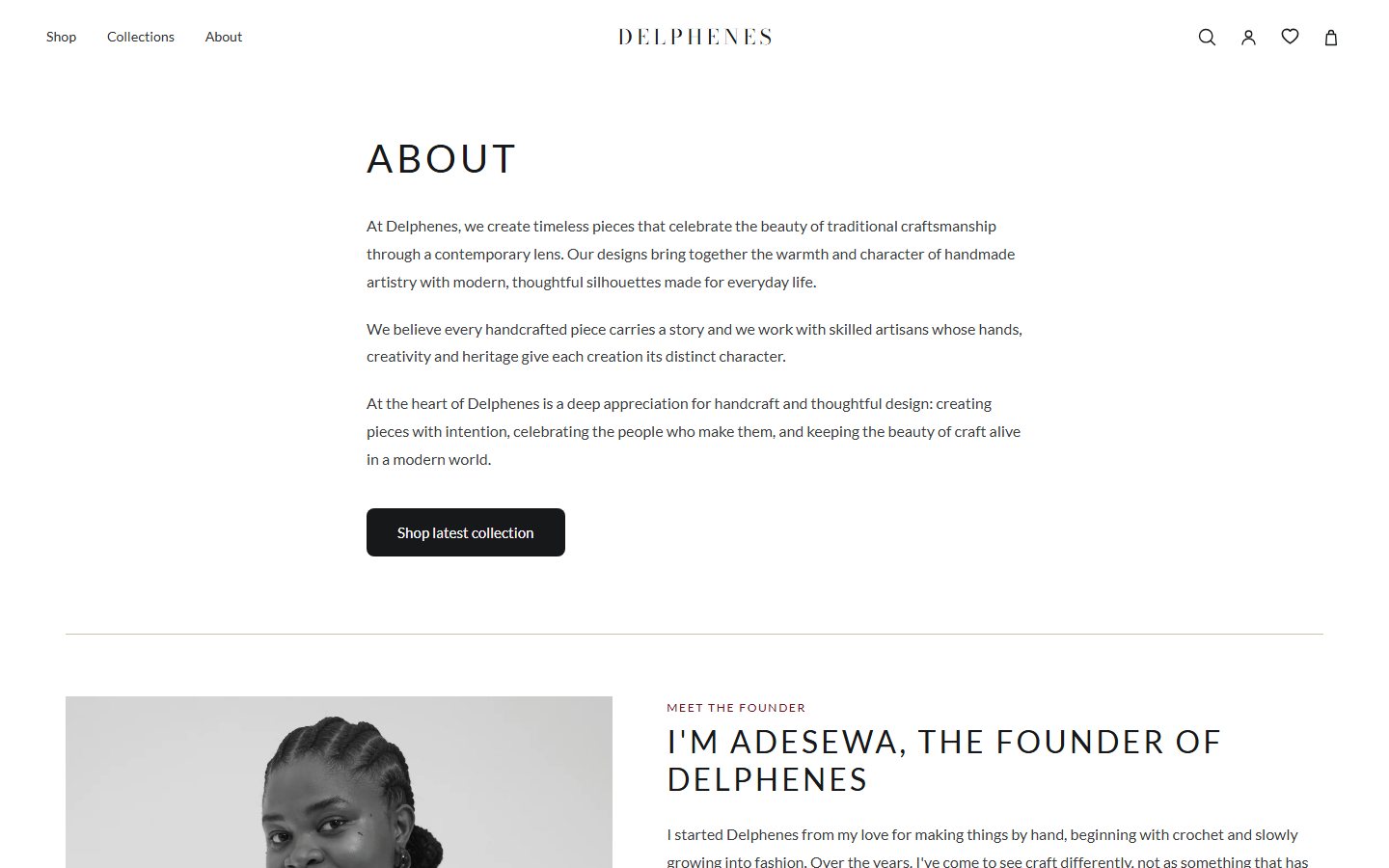Delphenes our story page